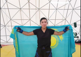 Түркістан облысының спортшысы ережесіз жекпе-жектің чемпионы!
