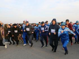 Түркістанда марафоншылар 2400 метр қашықтықты бағындырды