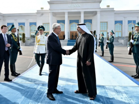 Президент Абу Дабидің Тақ мұрагерін әуежайдан шығарып салды
