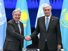 Мемлекет басшысы БҰҰ Бас хатшысы Антониу Гутерришпен келіссөз жүргізді